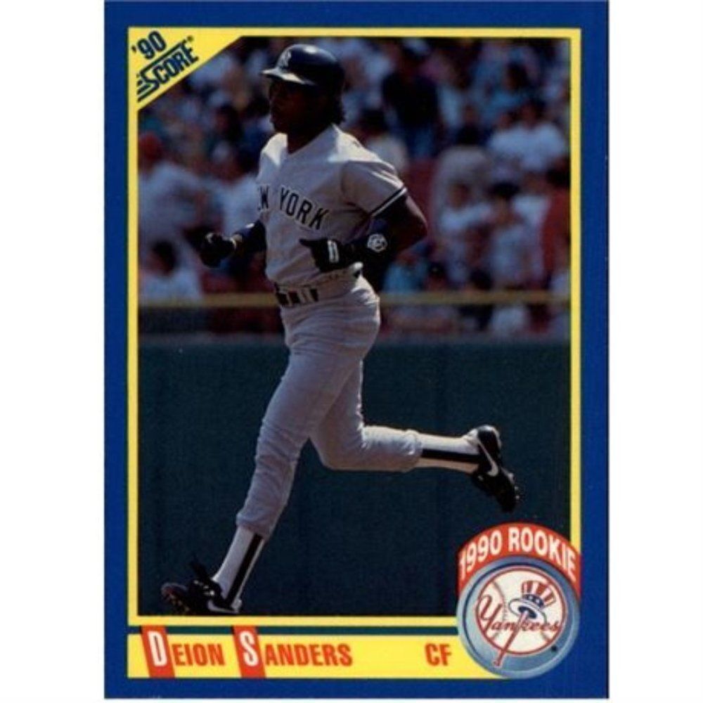 1990 DEION SANDERS SCORE ROOKIE CARD
